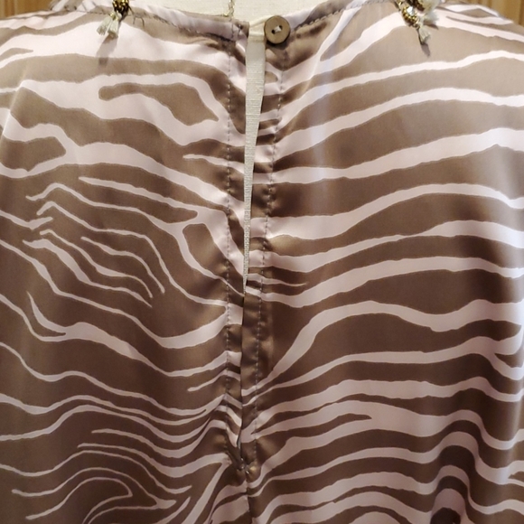 Taupe animal print Romper NWOT - Picture 4 of 5